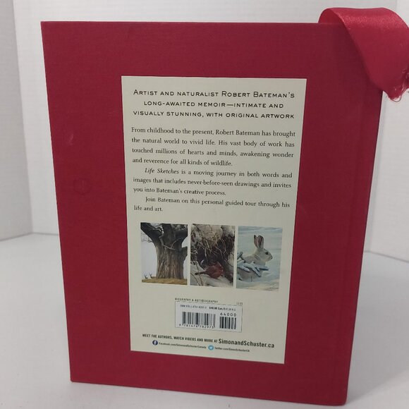 Robert Bateman signed hardcover book - Life Sketches A Memoir - Picture 7 of 7